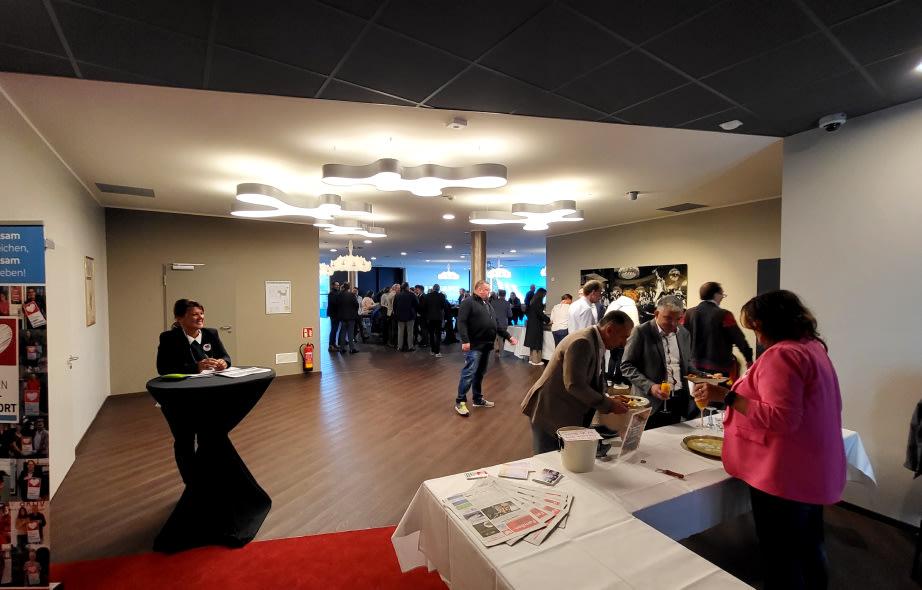 Schnappschuss der Jahreshauptversammlung des Stadtmarketing-Vereins in der Hall of Fame