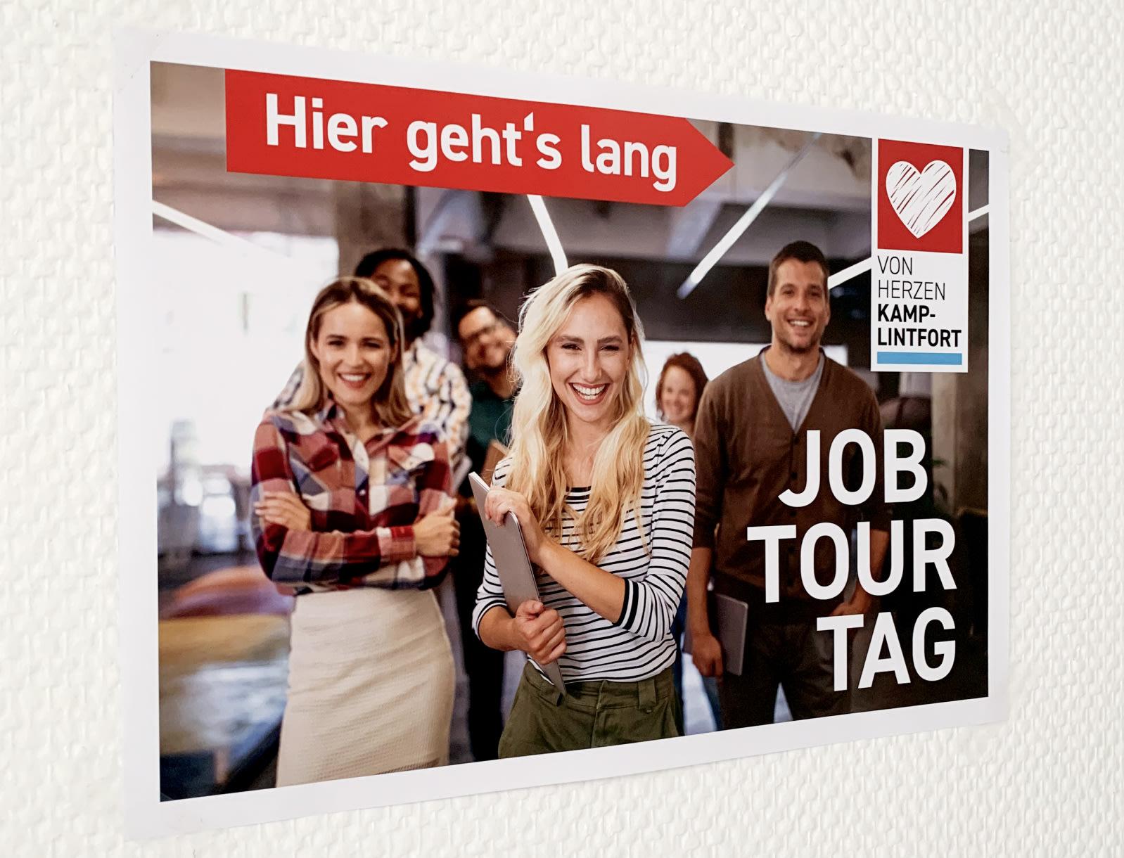 Schnappschuss vom ersten Job-Tour-Tag in verschiedenen Unternehmen in Kamp-Lintfort